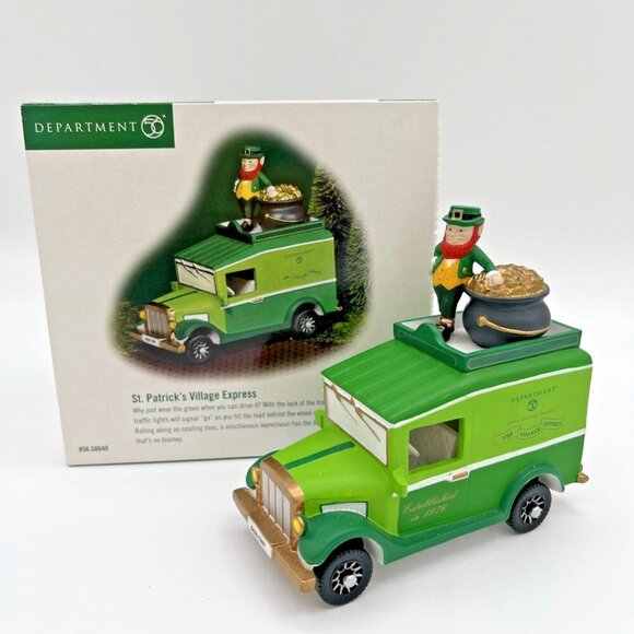 Department 56 ST. PATRICK’S VILLAGE EXPRESS #56.58640 Retired - Picture 1 of 11